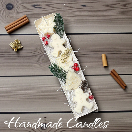 Handmade Christmas Candles-Gift Set-Snowy Pine