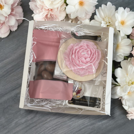 Gift Box - pink peony