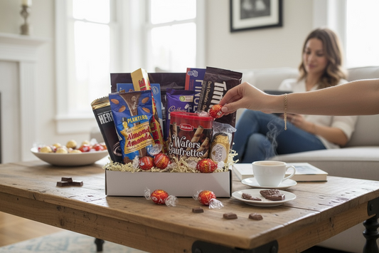 Chocolate lover gift basket in Ontario chocolate gift basket in Windsor Ontario chocolate gift box chocolate gift basket Canada