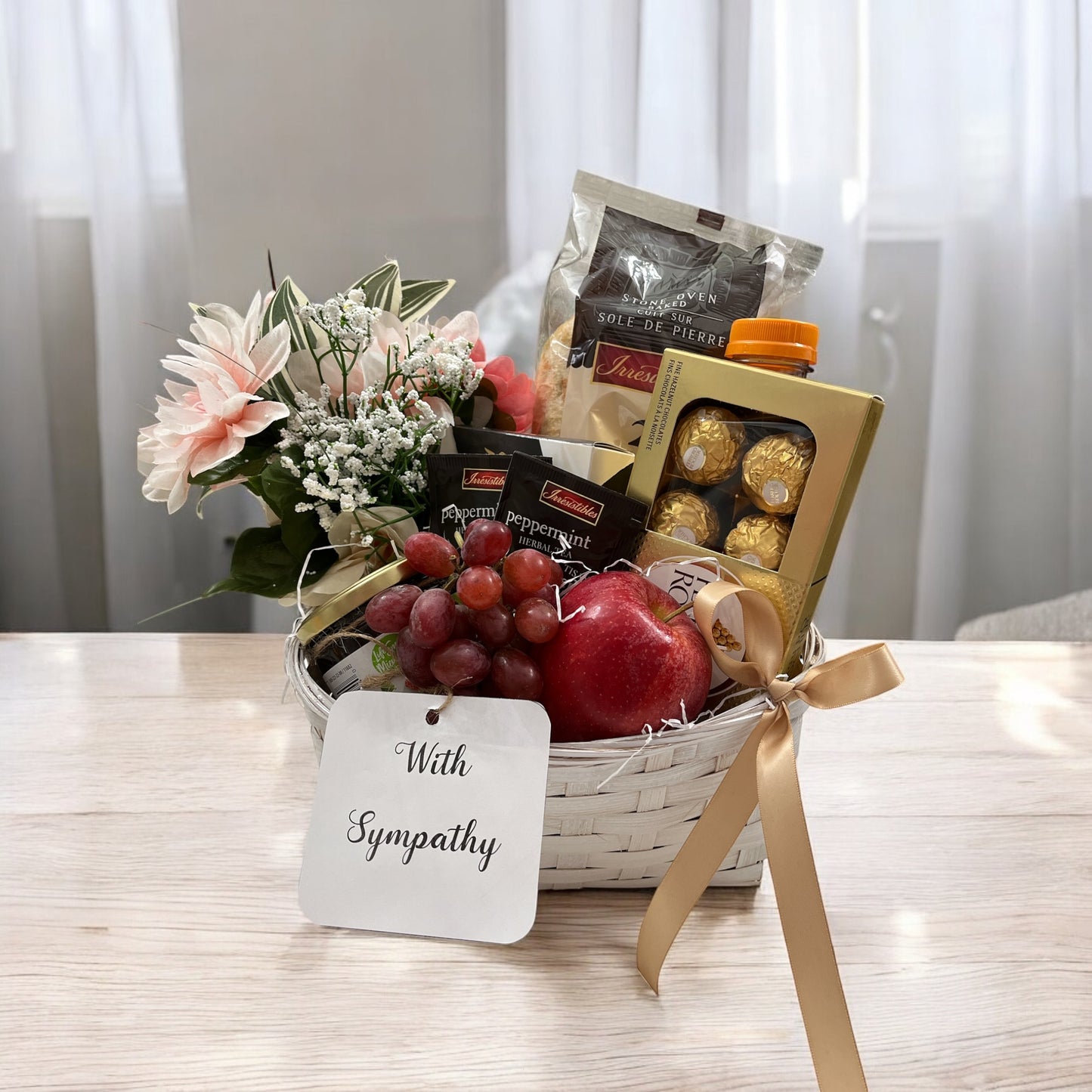 With sympathy - gift basket - Soothing