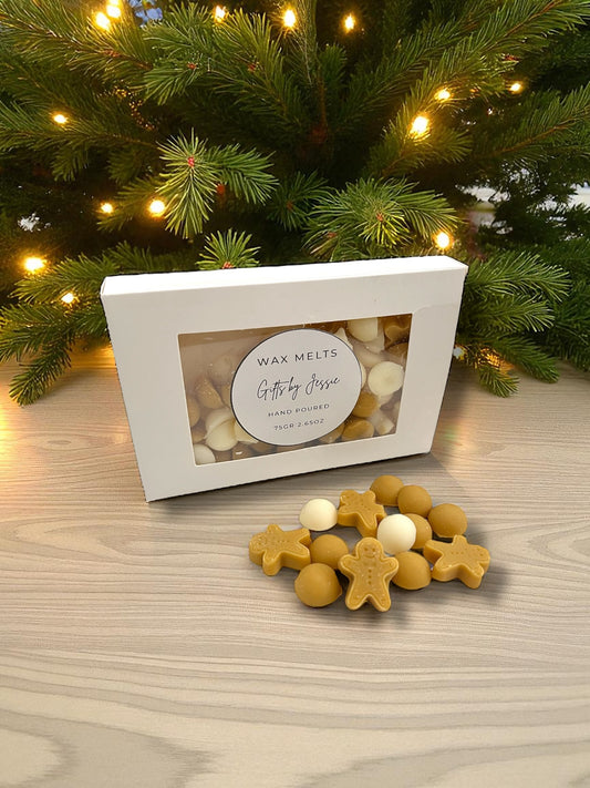 Wax melt shaped Christmas and bits handmade wax melts Christmas gift made in Windsor Ontario pretty wax melts
