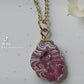Druzy Resin Gemstone Necklace -black(ship)